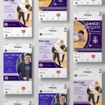 Dance Company Social Media Design with Feel the Beat