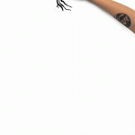 Fancy Tiger Illustration gif of a hand drawing a tiger playing with a ball of yarn.