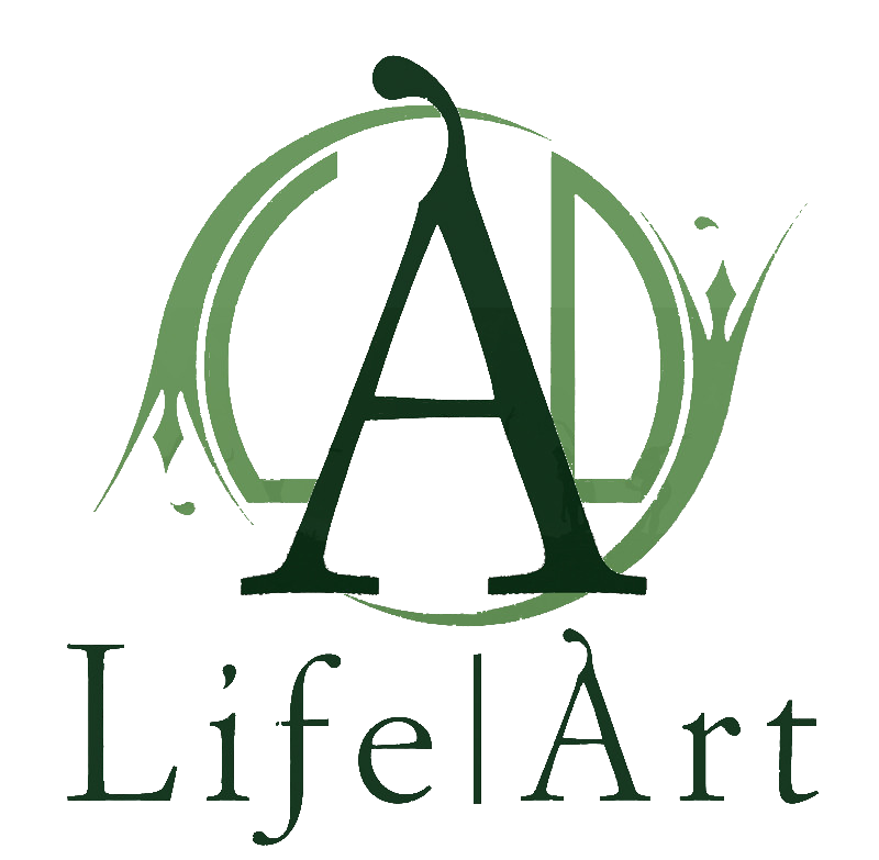 LifeArt Dance logo in green.