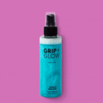 Grip and Glow "GIF glow up" spinning in clockwise motion.