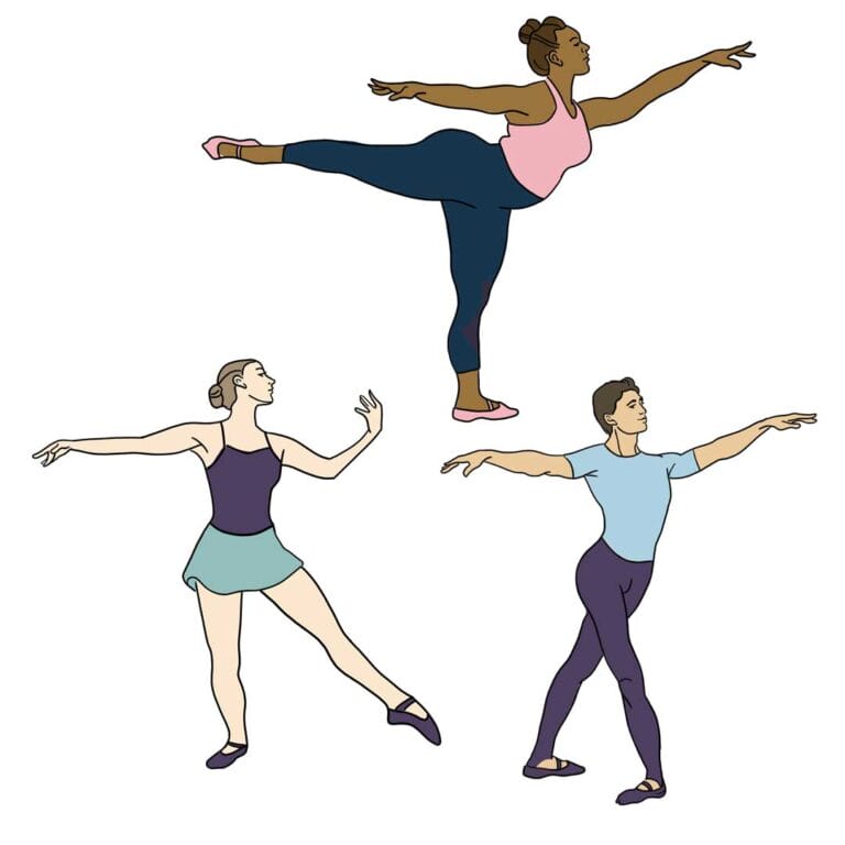 Dance Ed Tips illustration ColoringBookAd-color