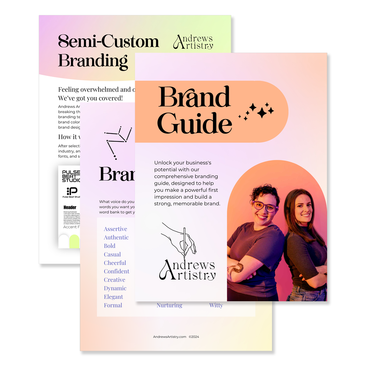 Brand Guide layout sample