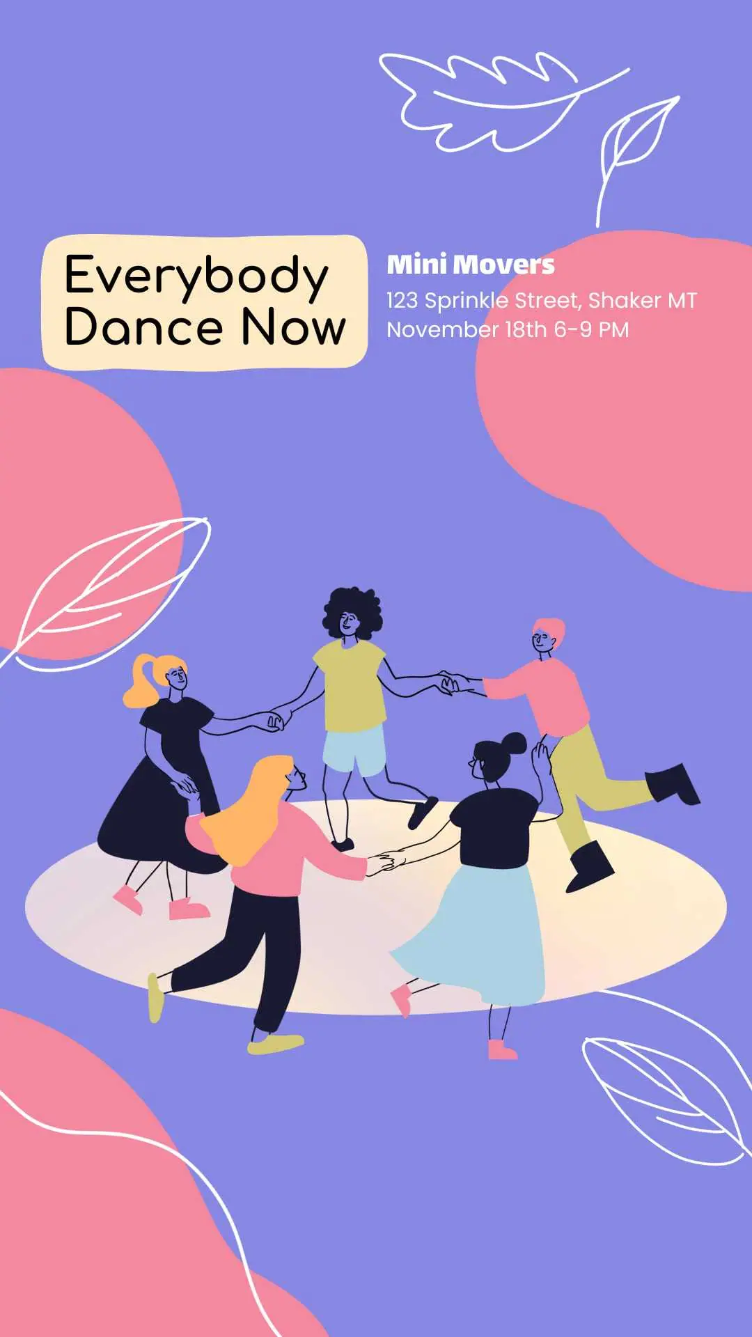 Everybody Dance Now themed kids dance recital or showcase