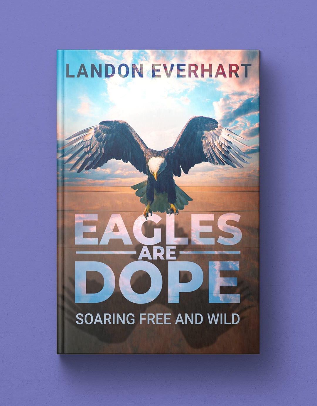 Eagles are Dope book cover design mockup