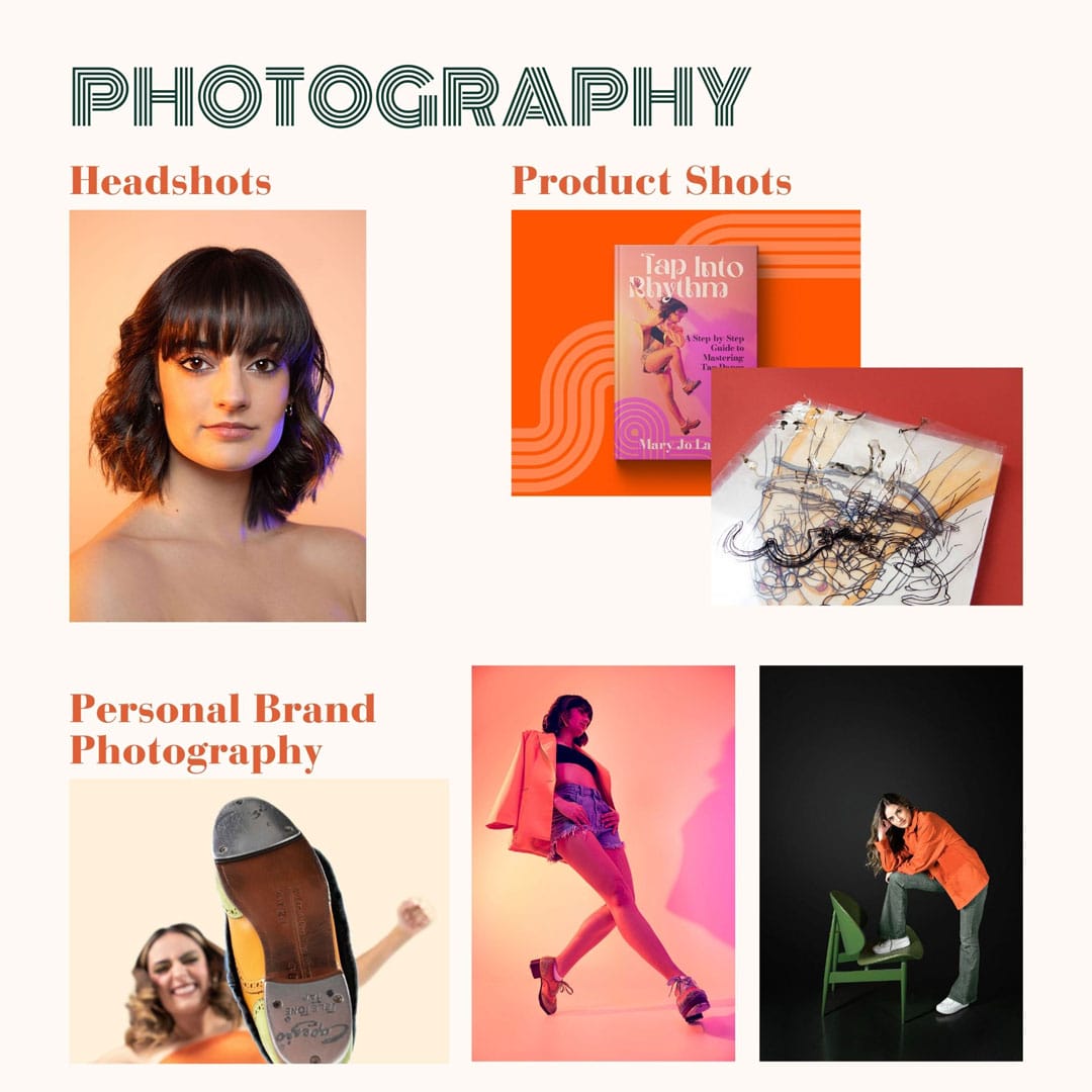 Mary Jo: Artist and Dancer brand package photography