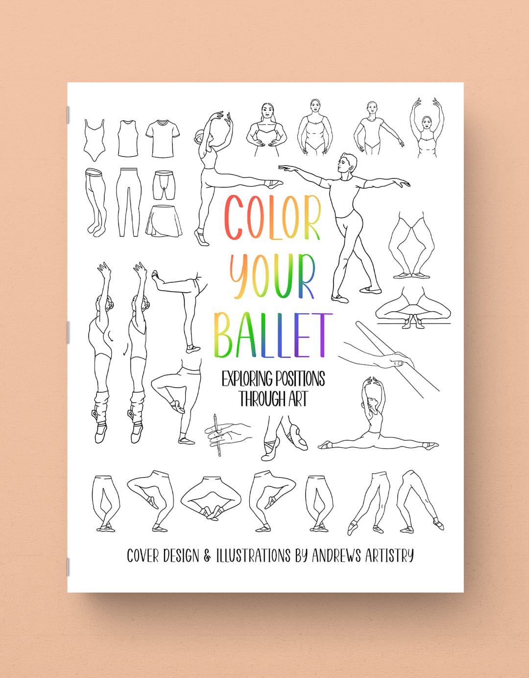 Color Your Ballet coloring book for dancers