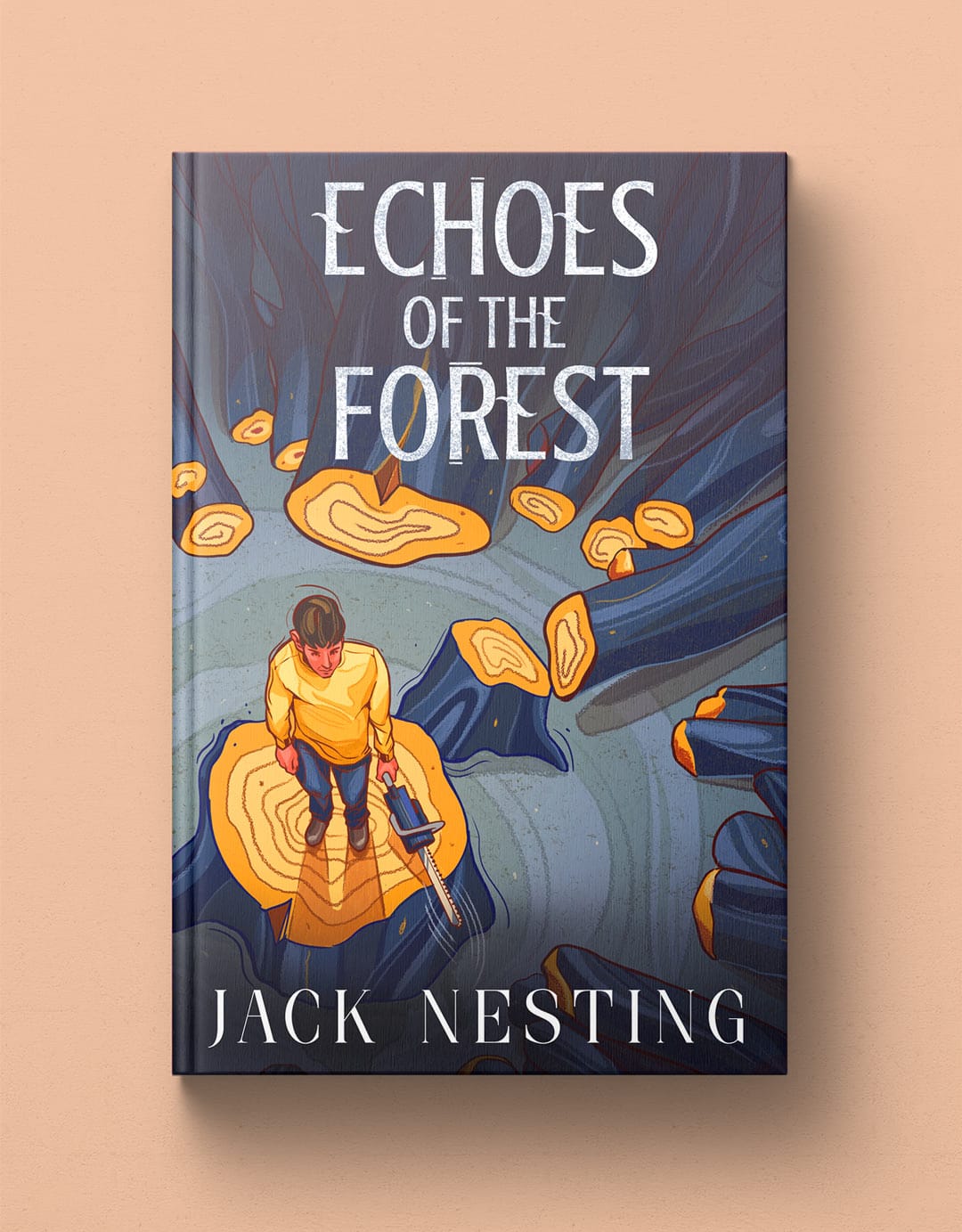 Echoes of the Forest book cover design mockup