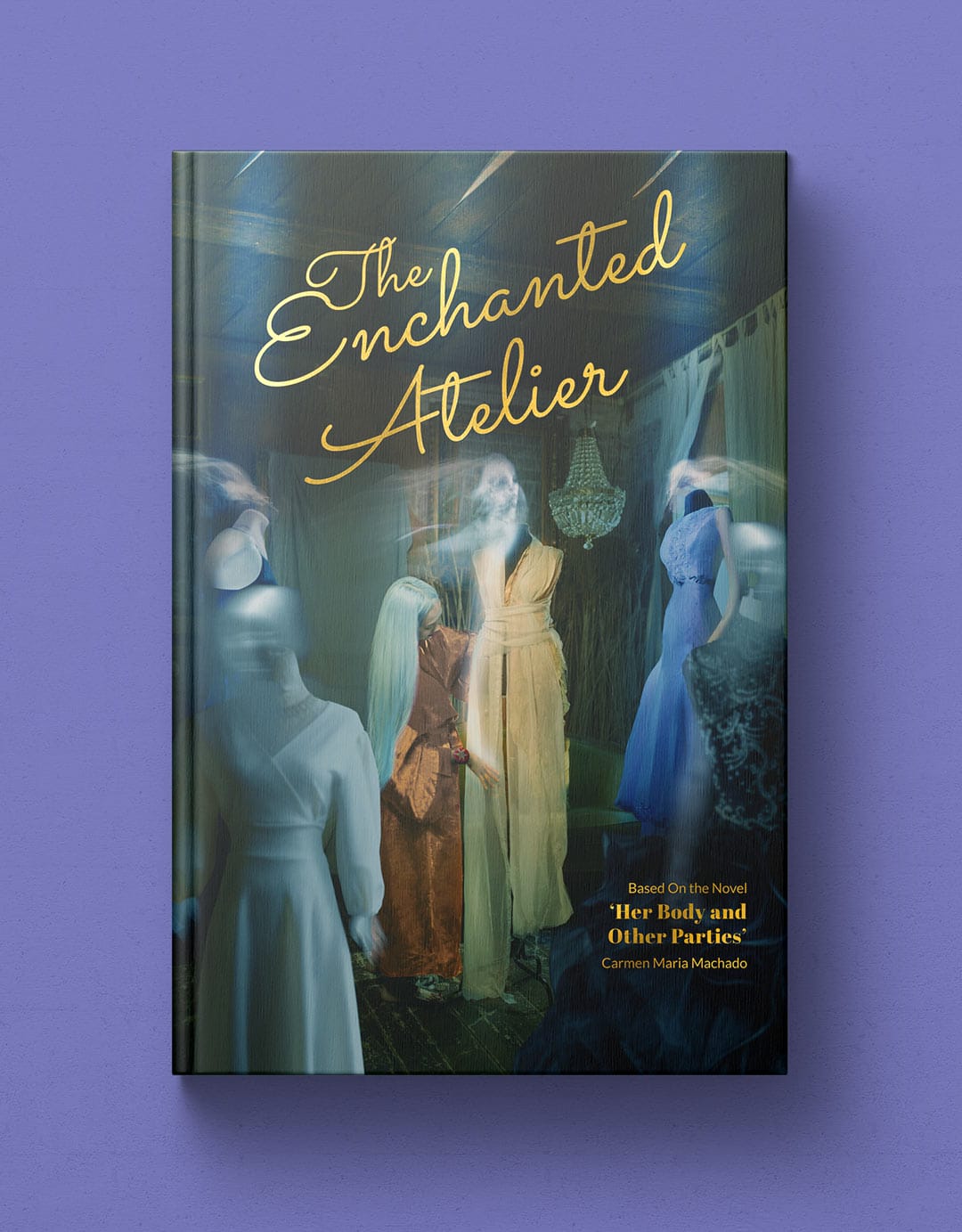 The Enchanted Atelier book cover design mockup