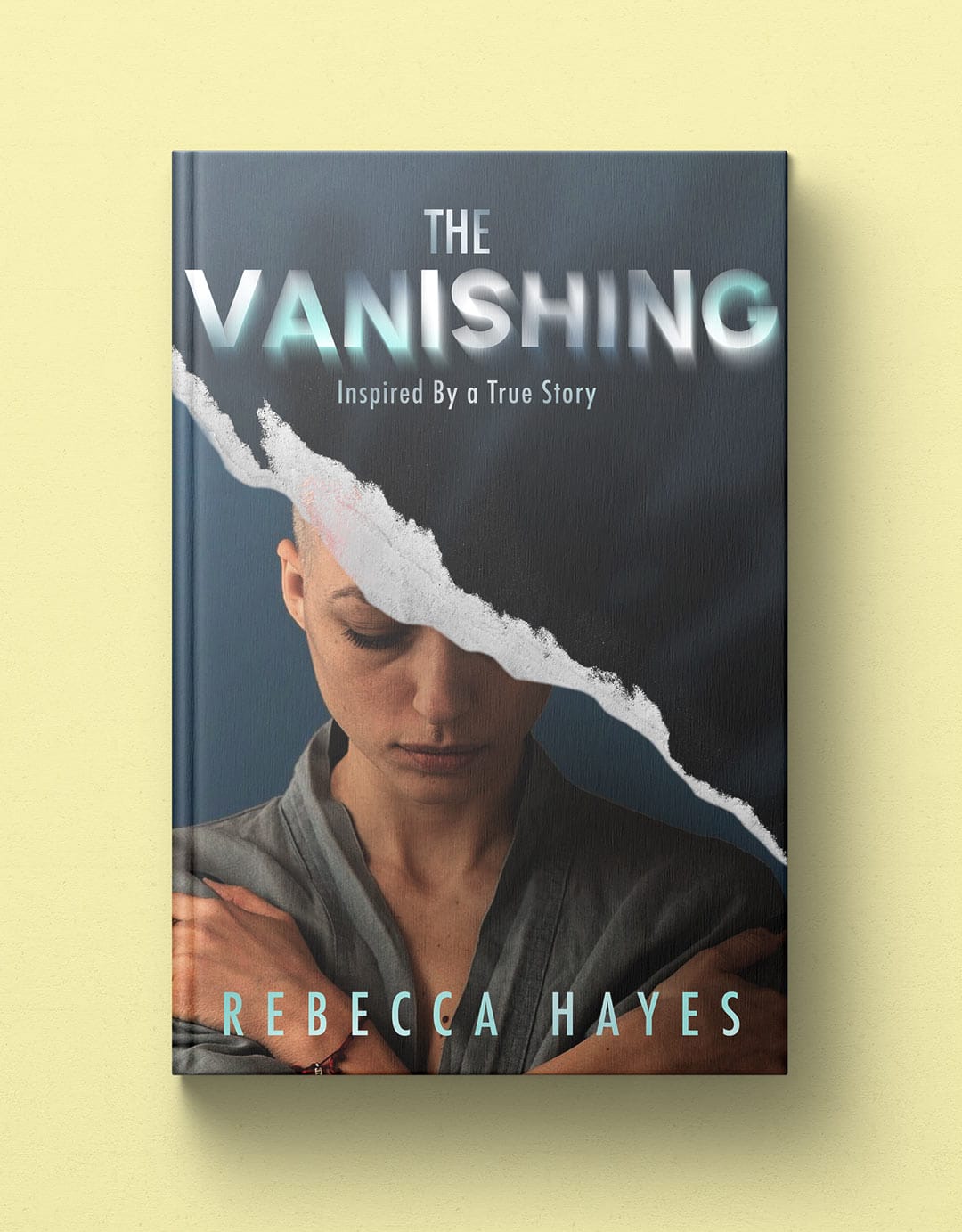 The Vanishing book cover design mockup