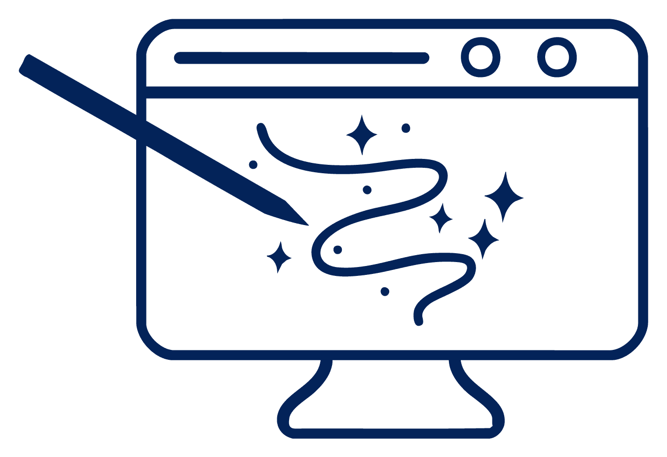 Vibrant artistic digital illustration of a watercolor painting in progress at Andrews Artistry.